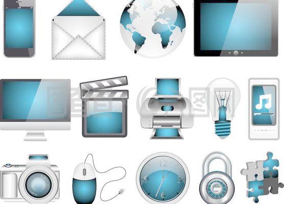 電子產(chǎn)品中的通訊器材圖標(biāo)設(shè)計(jì)